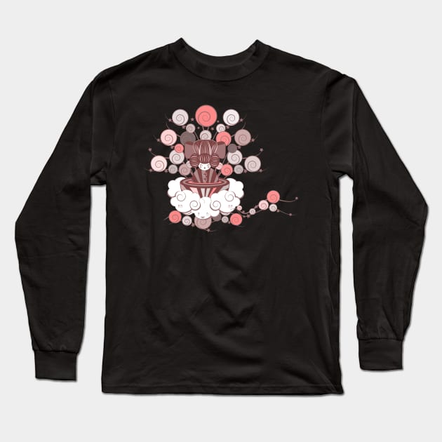 Cherry Long Sleeve T-Shirt by ORTEZ.E@GMAIL.COM